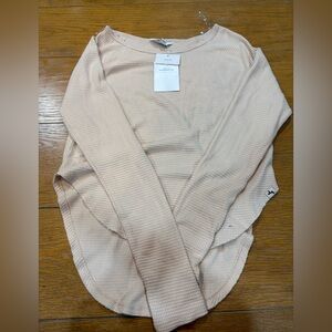 JoyLab Beige Long Sleeve Tee